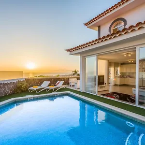 Luxury White With Sea View, Heated Pool Costa Adeje (Tenerife)